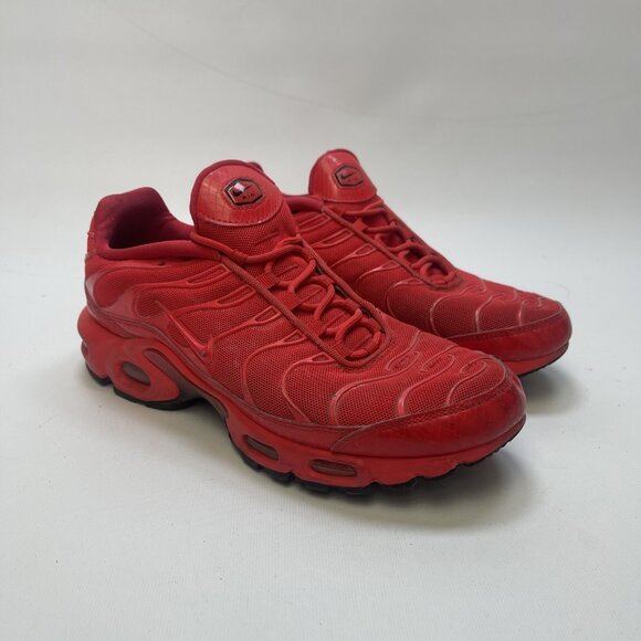Nike Air Max Plus TN Womens Size US 9 Light Crimson Red Sneakers AV8424-600 - Picture 1 of 14